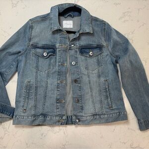 Daily Ritual Light Blue Denim Jacket